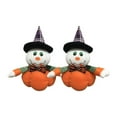 thumbnail image 1 of 2 piezas de decoraciones de Halloween, muñecas de calabaza creativas para el baile de graduación, festival en casa Blanco Naranja, 1 of 9