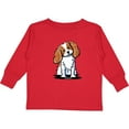 thumbnail image 3 of Inktastic KC Cavalier Spaniel Boys or Girls Long Sleeve Toddler T-Shirt, 3 of 5