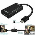 thumbnail image 2 of Douhoow Mini Micro USB 2.0 MHL To HDMI 1080P TV Adapter Cable For Samsung Galaxy MHL HDMI Adapter, 2 of 8