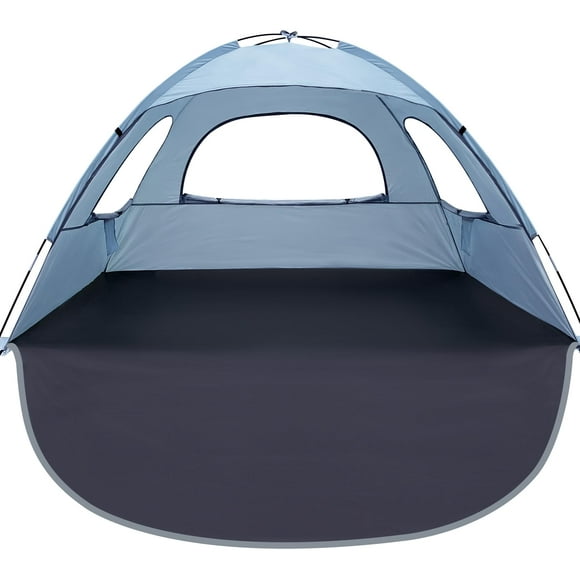 Carpa de playa WhiteFang UPF 50+ portátil con ventilación