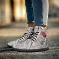thumbnail image 2 of Wismoutput High-Top Barefoot Shoes Rose Casual Walking Shoes for Women Water-Resistant Minimalist Sneakers Size 6-13.5, 2 of 7