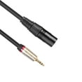 thumbnail image 3 of Joernso 30cm 3.5mm Male to 3 Pin XLR Male Stereo Audio Adapter Cable Converter Cord, 3 of 6