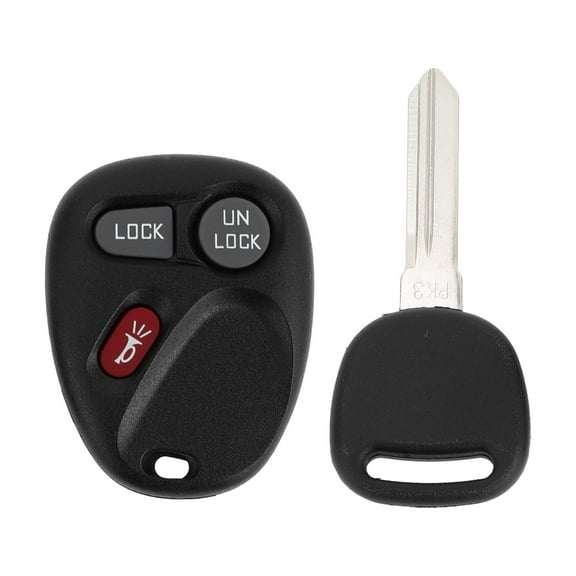 Unique Bargains 315MHz KOBUT1BT Keyless Entry Remote Ignition Transponder Key Fob for Chevy Silverado 46 Chip 3 Buttons