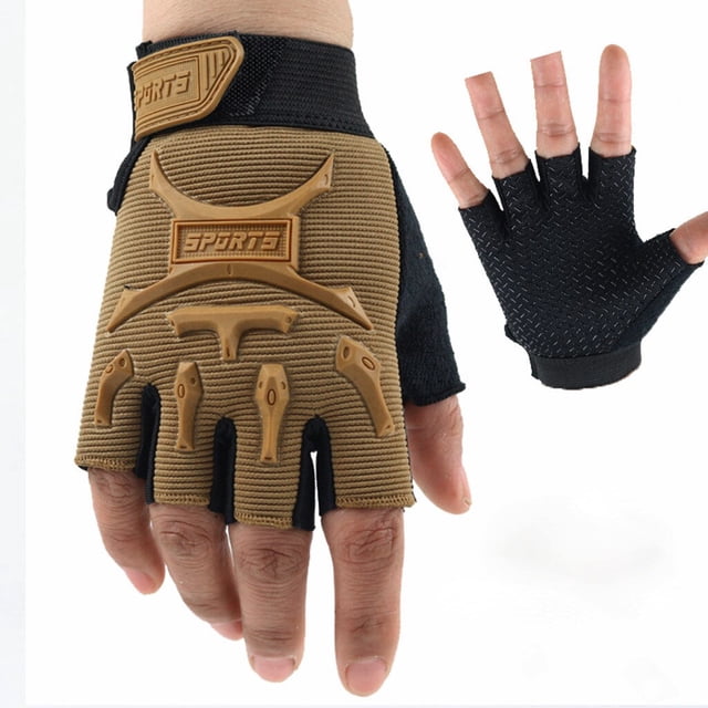 Guantes deportivos para niños, manoplas de entrenamiento con soporte de muñeca para Fitness, senderismo, caza, escalada, ciclismo, gimnasio, Airsoft Fivean Guantes deportivos