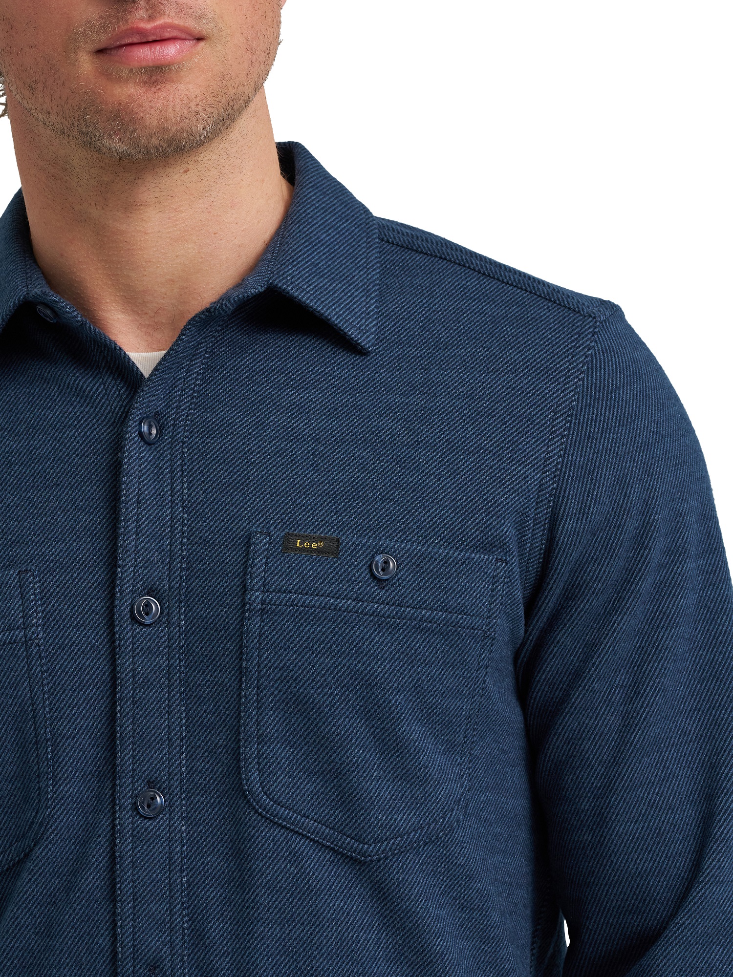 Lee® Men's Brushed Knit Shop Shirt