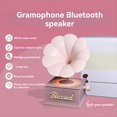 thumbnail image 4 of Mini Altavoz Bluetooth Retro Portátil Inalámbrico, de Sonido para Exteriores, Radio, Música, MP3, Subwoofer, Color Rosa., 4 of 5