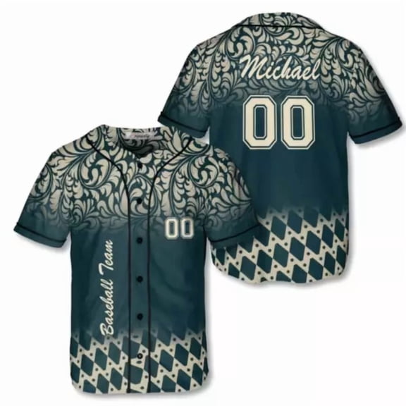 Personalized Baseball Athlete Green Forest 3D Baseball Jersey Shirt Best Price - Hot Sale