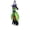 Green, variant on Halloween Ghost Hanging Decorations, 13.8" Pumpkin Ghost Straw Windsock Hanging Pendants for Patio Lawn Garden Bar Party and Holiday Decor