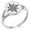 Silver, variant on Stainless Steel Mayan Sun God Rune Minimalist Oval Top Polished Statement Signet Ring