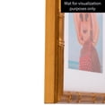 thumbnail image 3 of ArtToFrames 11x17 Inch Gold Bamboo large Picture Frame, This Gold Wood Poster Frame is Great for Your Art or Photos, Comes with Regular Glass (4877), 3 of 8