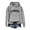 Grey, variant on Men's Hoodie Canada Flag Letter Print Drop Shoulder Loose Pullover Trendy Sweatshirt