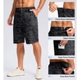 thumbnail image 3 of Pantalones cortos G Gradual para hombre, casuales, ligeros, de secado rápido, negros, S, 3 of 7