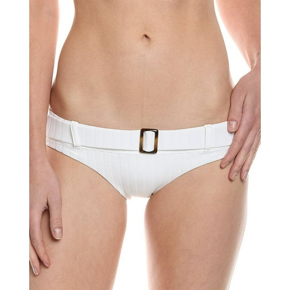 Melissa Odabash womens Tortola Bikini Bottom, 40, White