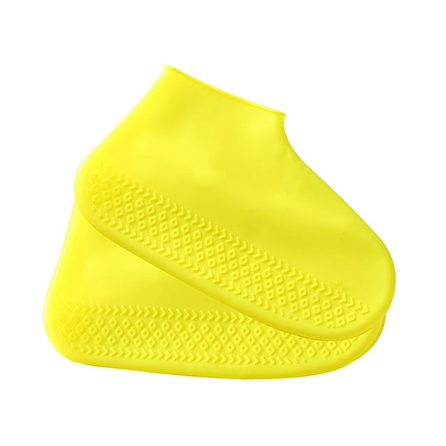Cubiertas de zapatos de silicona impermeables Cola Botas de lluvia L