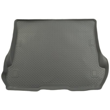 Husky Custom Molded Cargo Liners - Husky Liners Custom Fit Molded Rear Cargo Liner for Select Jeep Wrangler Models (Grey)