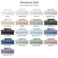 thumbnail image 7 of California Design Den Twin XL Sheets Set - 500 Thread Count 100% Cotton, Soft Sateen, Deep Pockets - Silver Mist Blue, 7 of 7