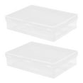 thumbnail image 2 of 2pcs Playing Card Case Portable Playing Card Storage Box Cards Holder Clear Card Case, 2 of 7