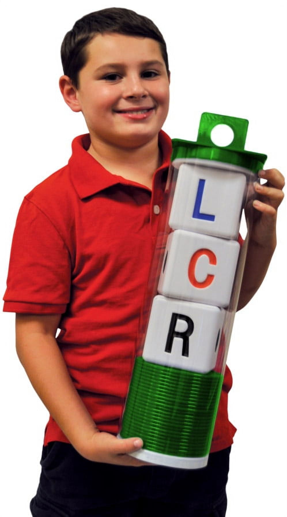 BIG LCR® Left Center Right™ Dice Game - Classic Tube (YELLOW