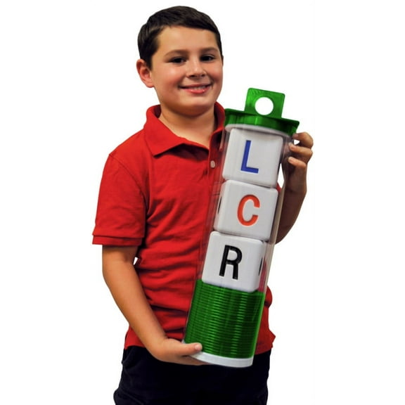 BIG LCR® Left Center Right™ Dice Game - Classic (GREEN)