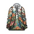 thumbnail image 3 of Cute Dinosaur Pattern Backpack for School,Cute School Bag,Schoolbag with Adjustable Shoulder Straps & Padded Back,15.3"x11"x7.1".﻿, 3 of 6