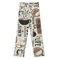 thumbnail image 3 of Coffee Themed Women's Pajamas Pajama Pants Women's Sleepwear Lounge Sleep Bottoms Stretch with Pockets, 3 of 7