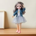 thumbnail image 4 of Muñeca BJD 1/6 perfecl con ojos de animación 3D 12 pulgadas azul, 4 of 6