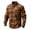 Brown#long sleeve shirts, variant on Camo Shirt for Men Long Sleeve Button Down Shirts Long Sleeve Camouflage Hunting Travel Work Shirt with Pockets Army Green XXXXL