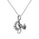 thumbnail image 1 of Collar con colgante de corazón y alas a juego, collar para pareja, familia o amistad, joya de regalo para mujer, hombre o amantes, símbolo del corazón, 1 of 7