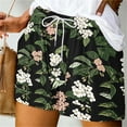thumbnail image 5 of cocolona Womens Summer Casual Shorts Elastic Waist Drawstring Floral Vacation Beach Shorts Lounge Shorts Pants with Pockets, 5 of 5