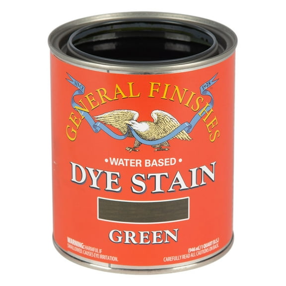 General Finishes, Water Based Dye, Green, Pint