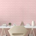 thumbnail image 3 of Ambesonne Flowers Peel & Stick Wallpaper for Home, Vintage Damask Home, 13"x72", Pale Pink White, 3 of 6