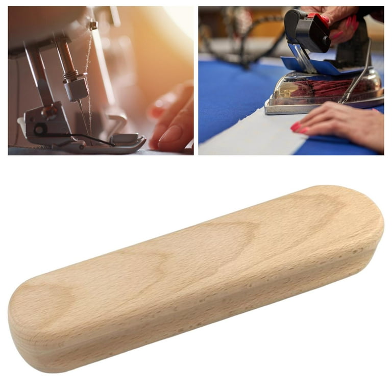 Wood Tailors Clapper ,Large Handheld Pressing, Seam Flattening ol for  Sewing Embroidery Crees Dressmaker