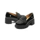 thumbnail image 2 of Mocasin Infantil Niña Plataforma Brillos Negro Salamandra negro 17, 2 of 6