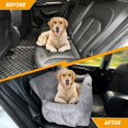 thumbnail image 5 of MagicFox Dog Car Seat for Large Dogs, Fully Detachable and Washable Dog Carseats,Adjustable Straps Perfect for Small Pets Up to 100lbs,Fits for Car and SUV-Gray, 5 of 8