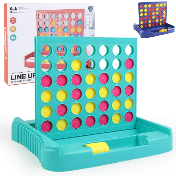 Juego de mesa Vikutu 4 in a Row Connect para niños y adultos