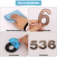 thumbnail image 2 of 50*35*6mm 2 Pieces Bronze Mailbox Numbers, Adhesive Address Number Stickers House Numbers Sign for Cars Houses Hotels Apartments (Number 2), 2 of 5