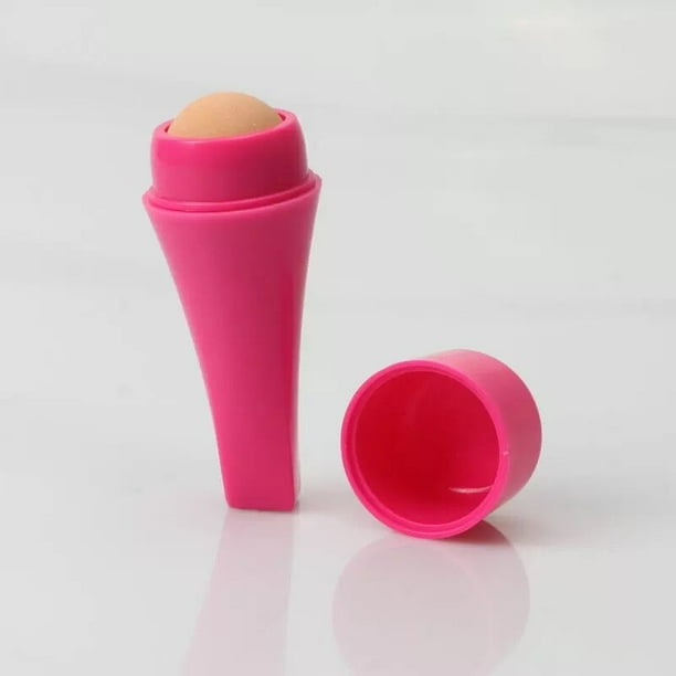 BEMS-Mini rodillo facial volcánico con bola de piedra absorbente de aceite para la piel del rostro