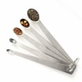 thumbnail image 2 of 11.5*1.5cm Measuring Spoons Steel Mini Set Smidgen Dash 5 Pinch K8G5, 2 of 6