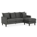 DHP Keaton Reversible Sectional with Pillows