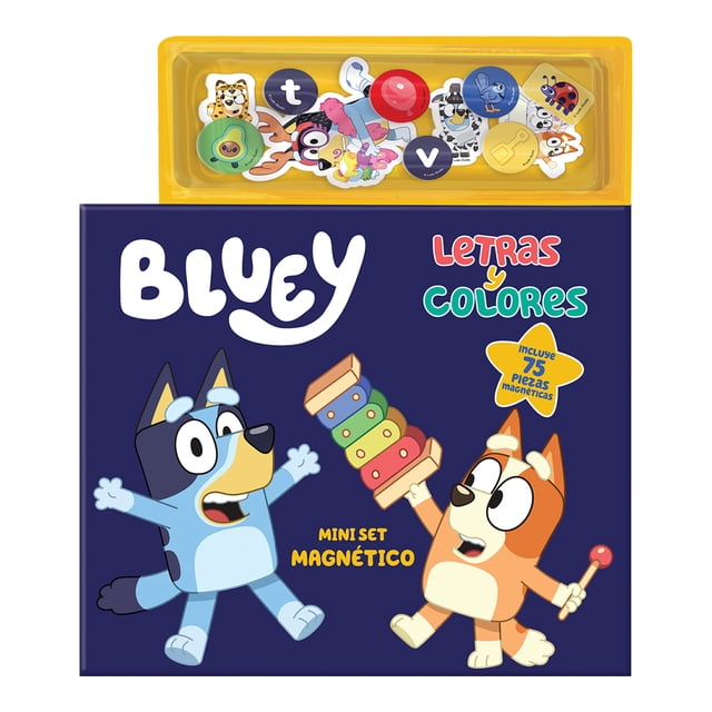 Mini Libro Magnetico Bluey Novelty Libro de Bolsillo Libros Psicología 1A