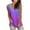 Z18-Purple, variant on ZMHEGW Womens T Shirts Loose Autumn Winter V Neck Tie Dye Printed Long Sleeve T-Shirts For Women Top