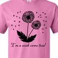 thumbnail image 4 of Inktastic I'm a Wish Come True Dandelion in Black T-Shirt, 4 of 5