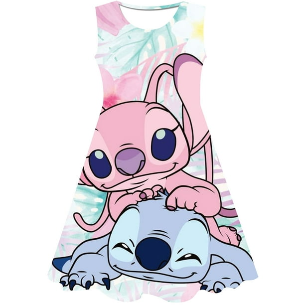 Disney Stitch Dress Fantaisie Enfants Stitch Robes Filles