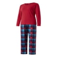 thumbnail image 3 of Pyjama de Noël pour la Famille Pjs de Noël Correspondant Ensembles à Carreaux Rouges Christma Pyjama Famille de Vacances de Noël Ensemble de Vêtements de Nuit, 3 of 10