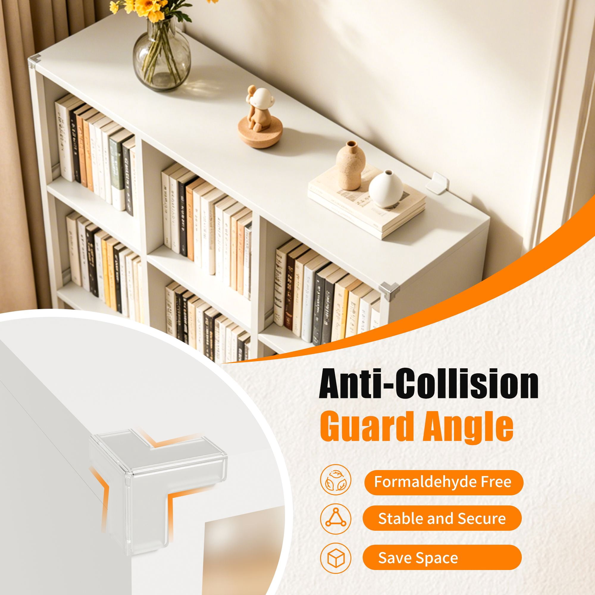 9-Cube Bookshelf, Metal Bookcase and Display Shelf Storage Organizer, for Living Room, Bedroom, Home Office