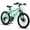 Green, variant on Gundir 24 Inch Men Women Mountain Bike for Kids Age 9-12, Steel Frame MTB with Suspension Fork & Disc Brakes, 85% Assembled