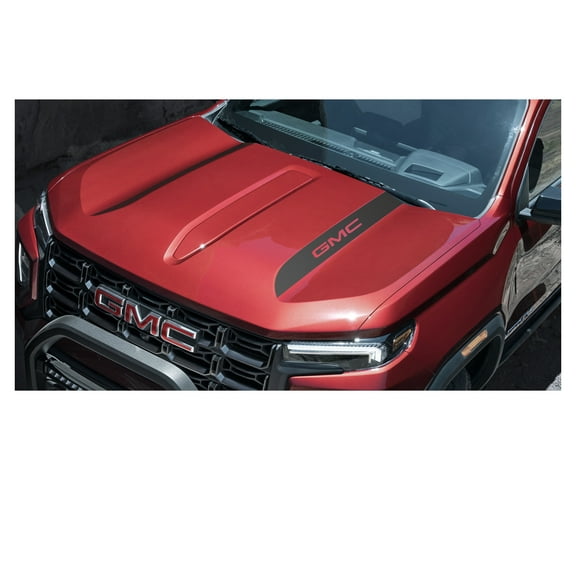 GMC Canyon GMC Matte Black Hood Decals 2023-2026 Set of 2 GM Licensed