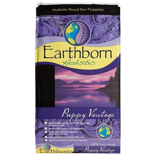 Earthborn Holistic Vantage Natural Puppy Dry Dog Food, 14 lb Walmart