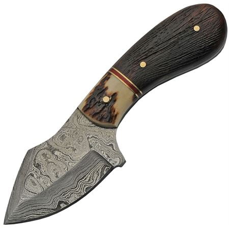 Details about   8”HandForged Damascus Steel Fixed Blade/knife w/sheath ZH 30/hunting/skinner 