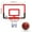 Red, variant on Over-the-Door Basketball Hoop Set - 40x26cm/15.7x10.2inch Indoor Basketball Backboard with Quick Assembly & Easy Mounting for Dorm, Bedroom, Game Room or Office - Gift for Basketball Enthusiasts
